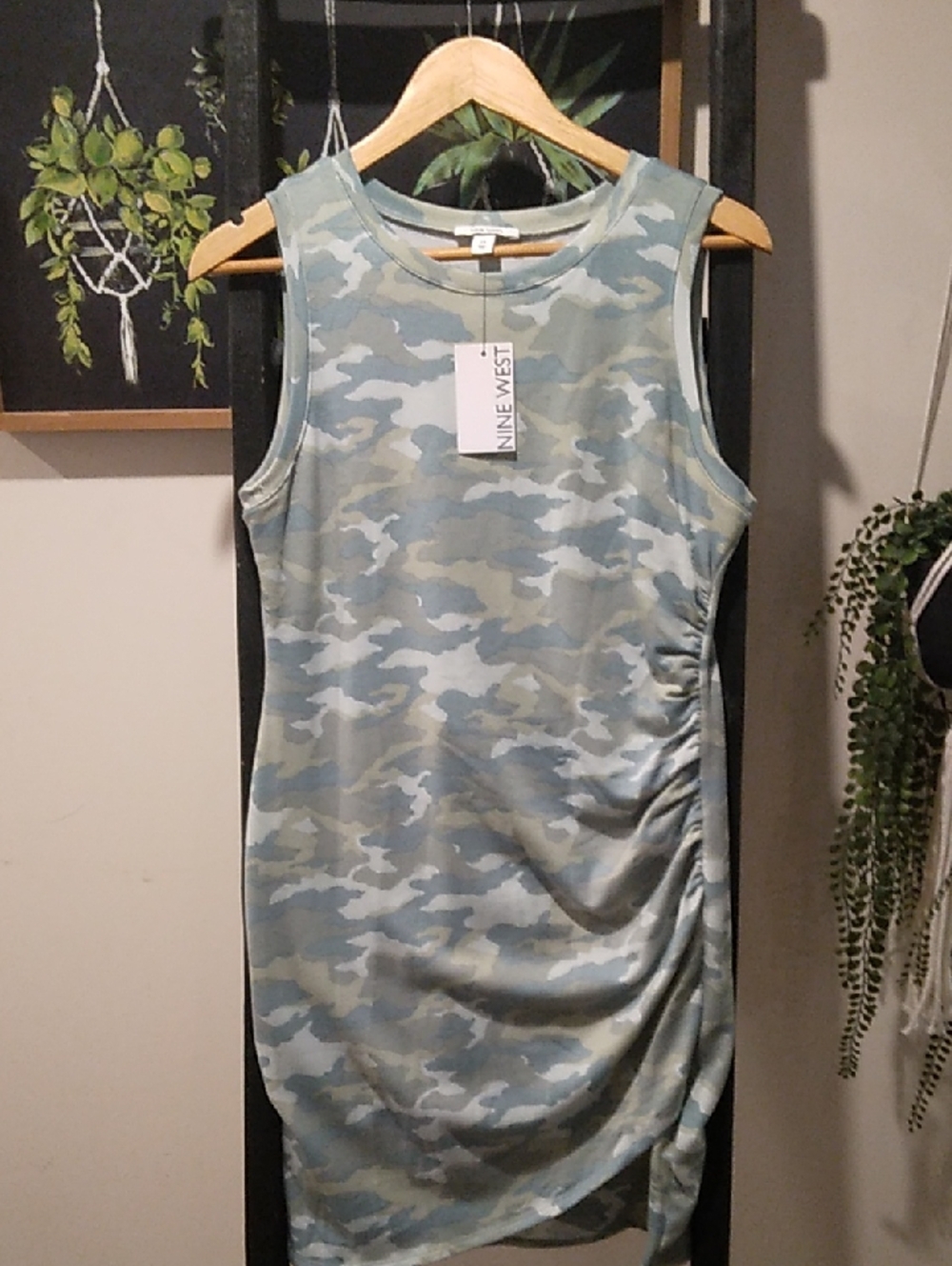 Women's Nine West Camo Sleeveless Dress
